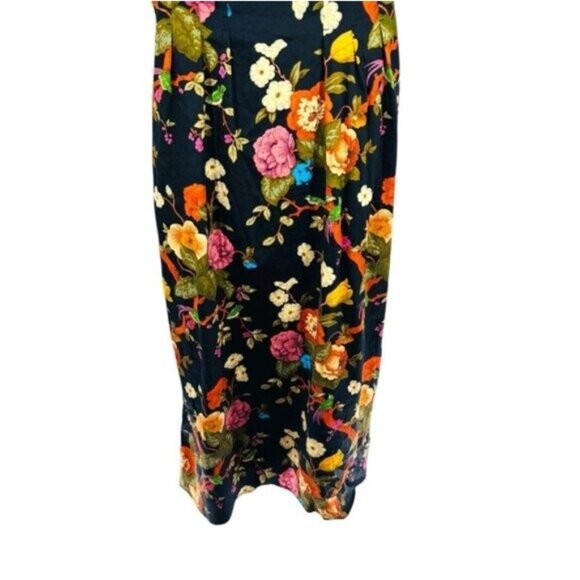 Tuckernuck | NEW Baroque Floral Delaney Short Puff Sleeve Maxi Dress Size S - Picture 10 of 11